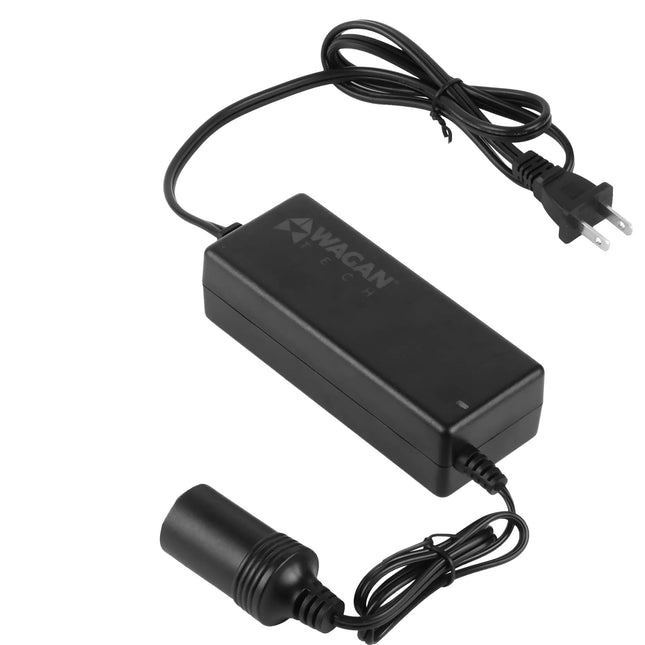 WAGAN Adaptador de corriente 5A 120 VAC a 12 VDC con toma de 3 clavijas