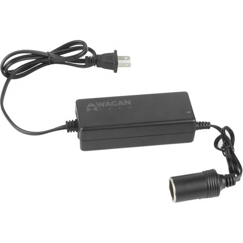 WAGAN Adaptador de corriente 5A 120 VAC a 12 VDC con toma de 3 clavijas