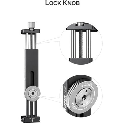 Leofoto PC-230 Soporte Ajustable para Smartphone y Tablet 5.4-9.1" con Placa Arca