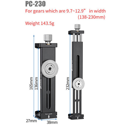 Leofoto PC-230 Soporte Ajustable para Smartphone y Tablet 5.4-9.1" con Placa Arca