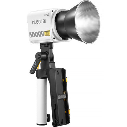 Godox Battery Handgrip para ML60IIBi Fuente de energía portátil para dos baterías NP-F