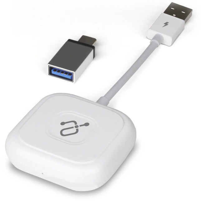 Aluratek Adaptador Inalámbrico para Apple CarPlay Conexión WiFi 5GHz