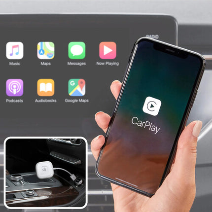 Aluratek Adaptador Inalámbrico para Apple CarPlay Conexión WiFi 5GHz