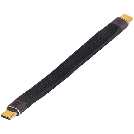Ikelite Cable USB4 Hyper-Flex 5 pulgadas USB-C macho a macho negro