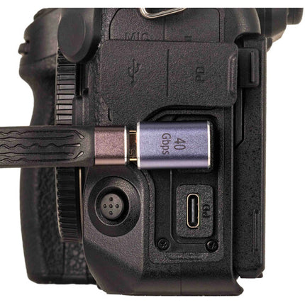 Ikelite Adaptador USB-C Ángulo Recto Macho a Hembra 40 Gbps Compatible con 71069 200DL para Nikon Z8