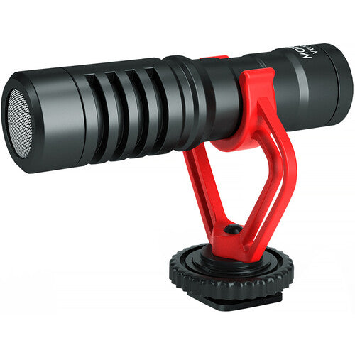 Movo Photo CamSK Kit de Video para Cámaras DSLR y Mirrorless con Luz LED Compacta 49 LEDs y Micrófono Cardioide VXR10