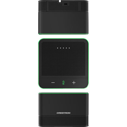 Crestron Flex Pod Altavoz y Micrófono Inalámbrico Cobertura 360° y Cancelación de Eco