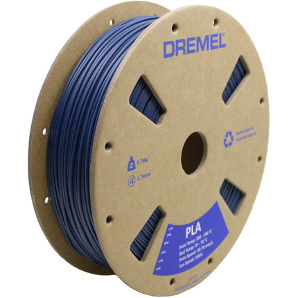 Dremel 3D Filamento PLA 1.75mm 0.75kg Azul Marino Mate para impresoras 3D