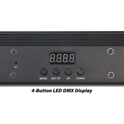 Eliminator Lighting Mega Bar RGBA EP 320 LEDs 30° Kit Linear Bar Luz 4-Pack