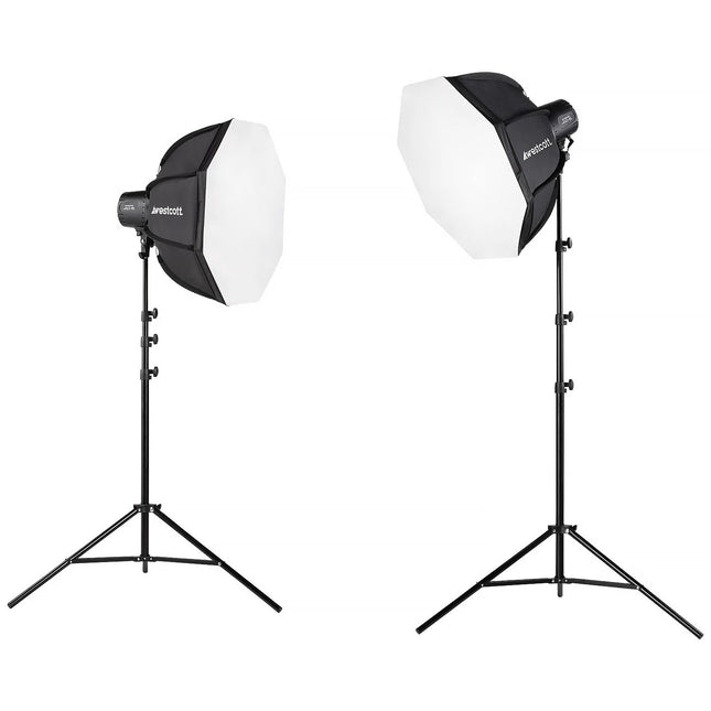 Westcott U60-B Luz LED Bicolor Kit 2 Luces 2950 Lux 3200-5600K con Octabox