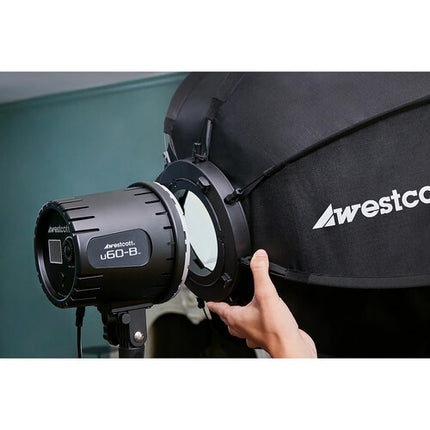 Westcott U60-B Kit de 3 Luces LED Bicolor con Octabox 22" y Control Remoto