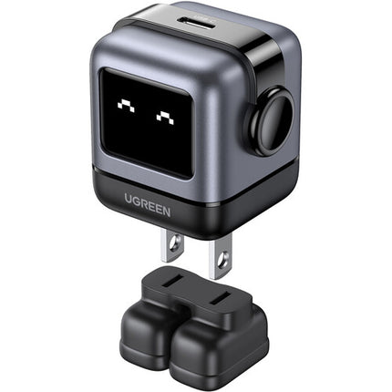 UGREEN Nexode Cargador USB-C PD GaN 30W con Diseño Robot LED