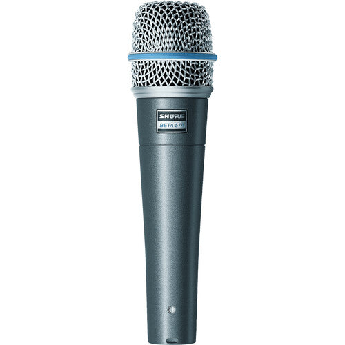 Shure Beta 57A Micrófono Dinámico Diseño Supercardioide con Bolsa y Adaptadores