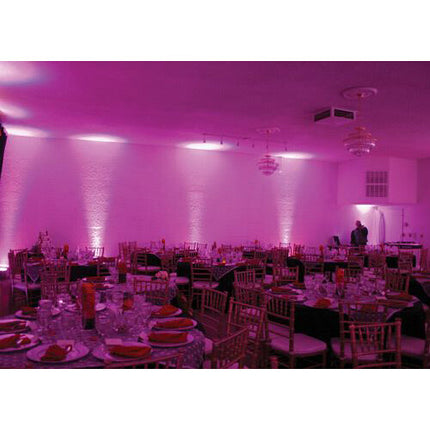 Eliminator Lighting MEGA FLAT PAK8 EP Kit con 8 Mega Par Profile EP LED 30° y 7 cables DMX