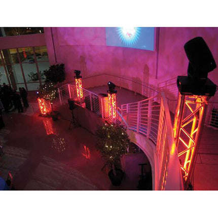 Eliminator Lighting MEGA FLAT PAK8 EP Kit con 8 Mega Par Profile EP LED 30° y 7 cables DMX