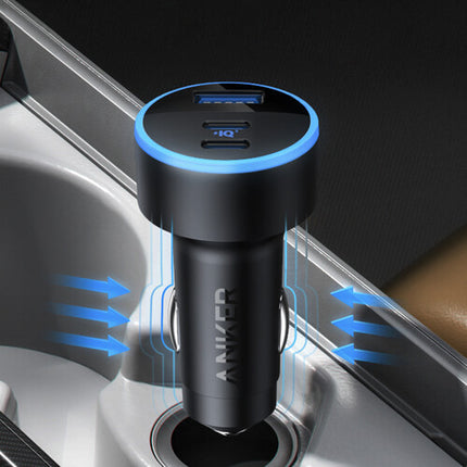 Anker 335 Cargador de Coche 67W 1 USB-A 2 USB-C Power Delivery