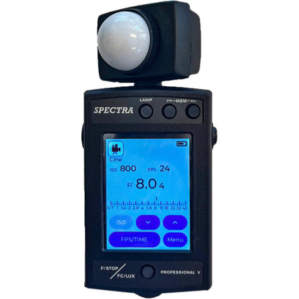 Spectra Cine PRO V medidor de exposición pantalla TFT 2.8 pulgadas USB-C con estuche y correa