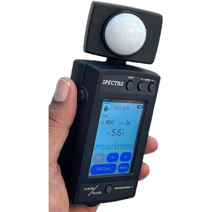 Spectra Cine PRO V medidor de exposición pantalla TFT 2.8 pulgadas USB-C con estuche y correa