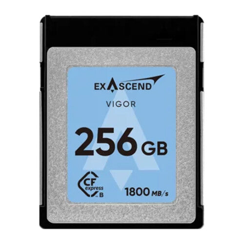 Exascend 256GB VIGOR Tarjeta de Memoria CFexpress 2.0 Tipo B 1800 MB/s 1700 MB/s