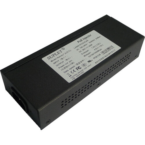 Hikvision DS-2PA6000-POE Midspan PoE 60W 2 Puertos Gigabit con Protección