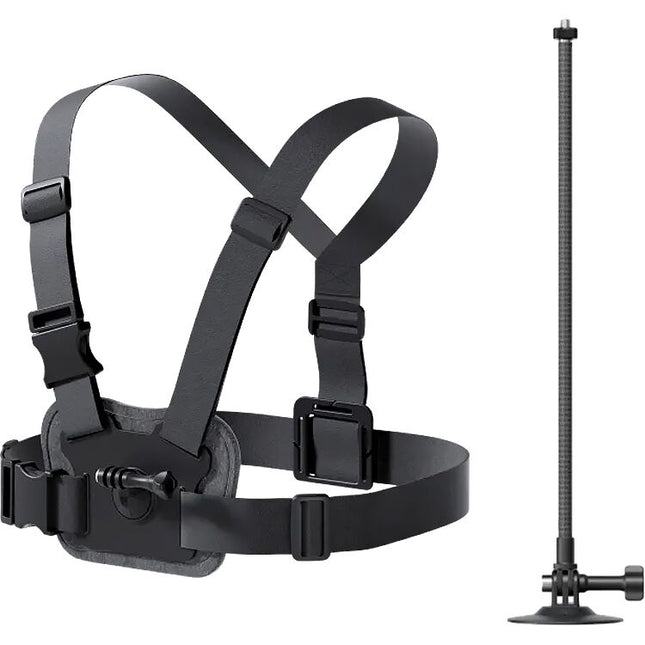Insta360 Snow Kit de accesorios con varilla casco y correa pecho