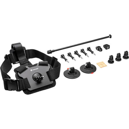 Insta360 Snow Kit de accesorios con varilla casco y correa pecho