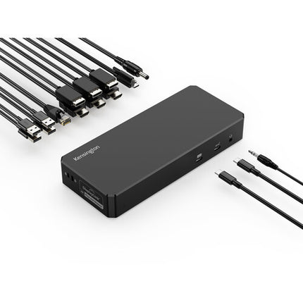 Kensington Dock híbrida USB-C y USB-A 4K Cuádruple con 150W y 4 pantallas 60Hz