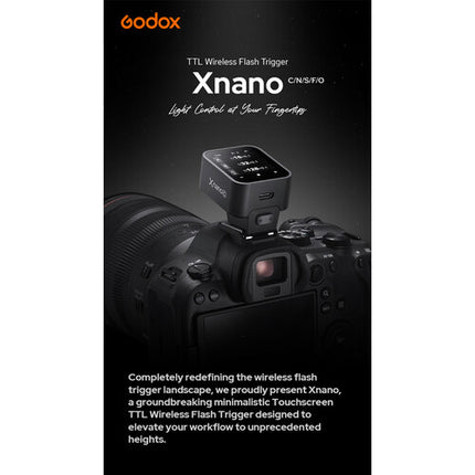 Godox X3 N Disparador Flash TTL Inalámbrico Nikon 2.4 GHz Alcance 100 m