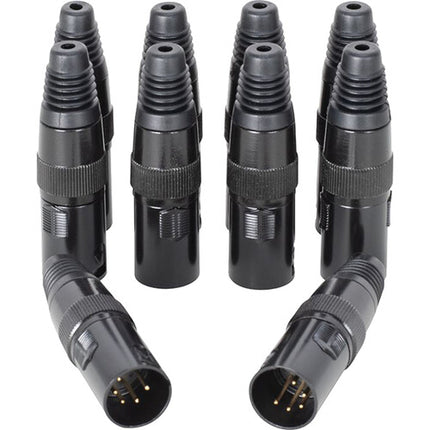 American DJ DMX5T10PACK Terminador DMX 5-Pin XLR 100 Ohms 10 unidades