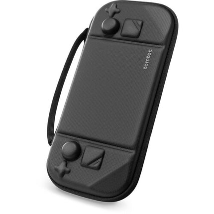 tomtoc FancyCase-G38 Funda rígida para Steam Deck negra resistente salpicaduras con protección joystick