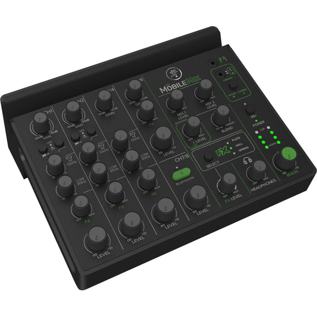 Mackie MobileMix Mezclador de Sonido en Vivo 8 Canales 2 Entradas XLR Phantom Power