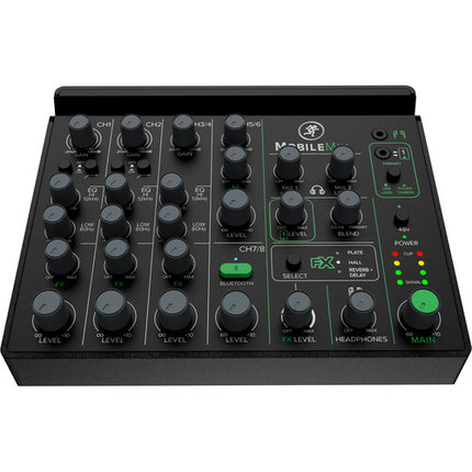 Mackie MobileMix Mezclador de Sonido en Vivo 8 Canales 2 Entradas XLR Phantom Power