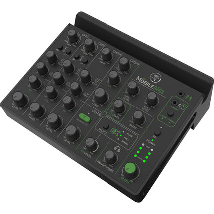 Mackie MobileMix Mezclador de Sonido en Vivo 8 Canales 2 Entradas XLR Phantom Power