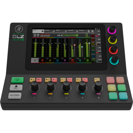 Mackie DLZ Creator XS mezclador digital para streaming pantalla táctil 7 pulgadas