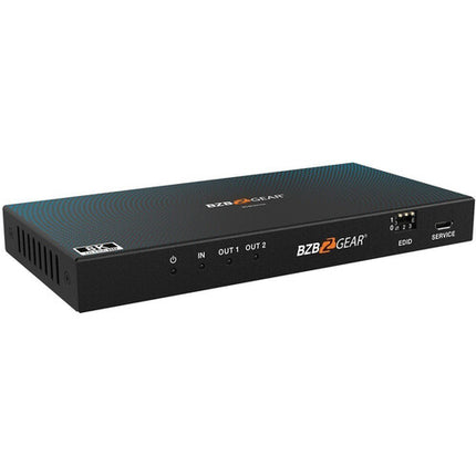BZBGEAR Splitter HDMI 2.1 1x2 8K60 con Extraidor de Audio 40 Gb/s