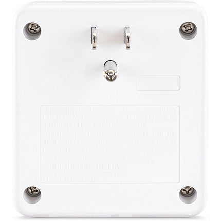 CyberPower HT200W Protector de Sobretensión 2 Salidas 1500 Julios Compacto