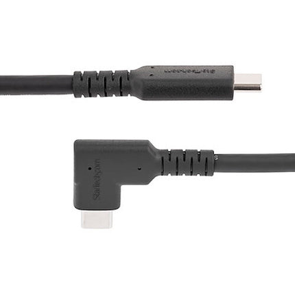 StarTech Cable USB-C Ángulo Recto 6' 4K 60Hz 100W PD