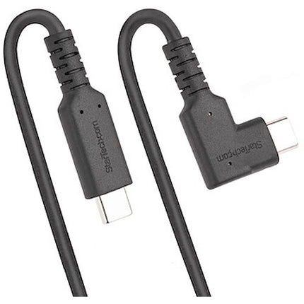 StarTech Cable USB-C Ángulo Recto 6' 4K 60Hz 100W PD