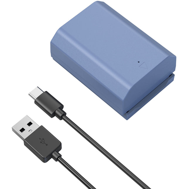 SmallRig NP-FZ100 Batería USB-C 2400mAh Azul para Cámaras Sony