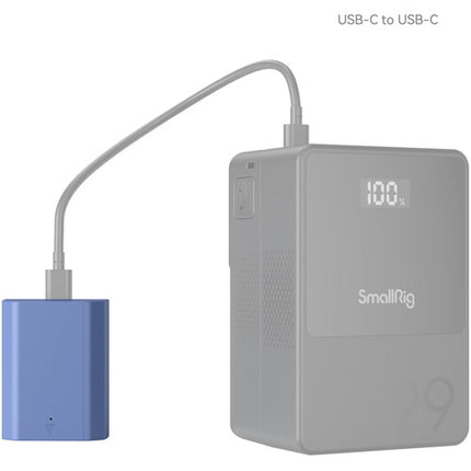 SmallRig NP-FZ100 Kit con 2 Baterías 2400mAh y Cargador USB-C