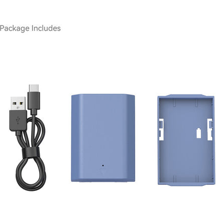SmallRig NP-FZ100 Kit con 2 Baterías 2400mAh y Cargador USB-C