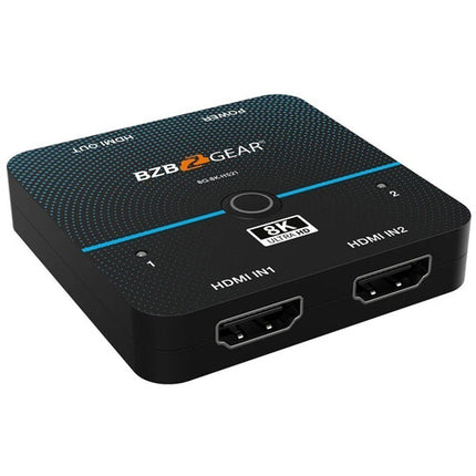 BZBGEAR Switch HDMI 2.1 2x1 8K60 HDR Chroma 4:4:4 5V 1A