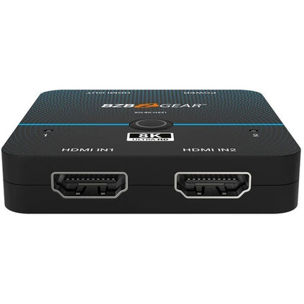 BZBGEAR Switch HDMI 2.1 2x1 8K60 HDR Chroma 4:4:4 5V 1A