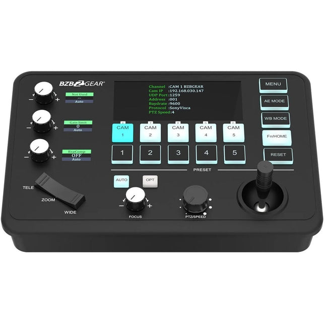 BZBGEAR Controlador Joystick PTZ para Cámara Universal Compacto 7 Niveles Velocidad