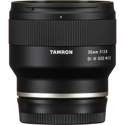 Objetivo Tamron 35mm f2.8 Di III OSD M 1:2 para Sony E con motor OSD y apertura f2.8 a f22