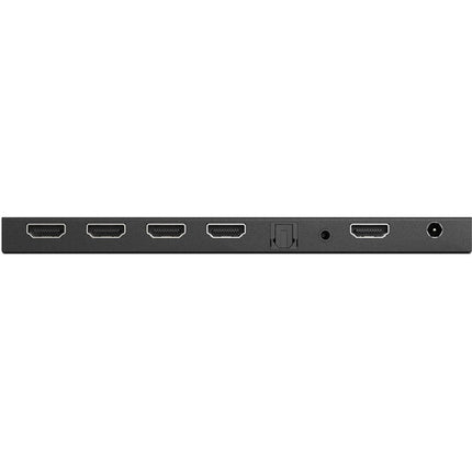 BZBGEAR Divisor HDMI 4 Puertos 4K60Hz 4:4:4 con Salida Audio Digital Analógica