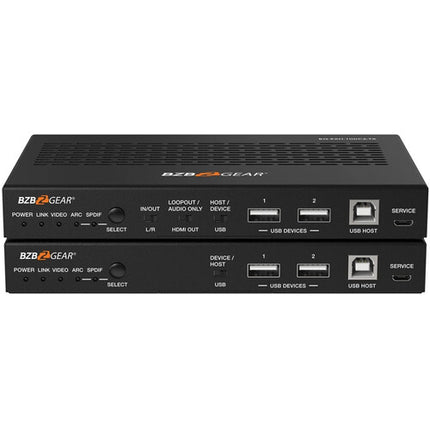BZBGEAR 4K HDMI HDBaseT 3.0 Extensor 328ft UHD 4K60 4:4:4 con Audio Embedding
