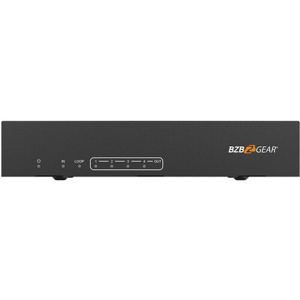 BZBGEAR 1x4 UHD 4K 18 Gb/s Divisor HDMI-over-HDBaseT con 4 Receptores y Extensión 393'
