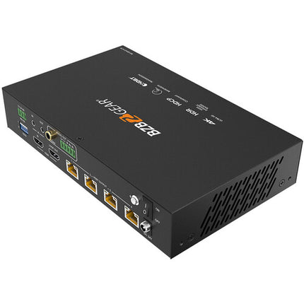 BZBGEAR 1x4 UHD 4K 18 Gb/s Divisor HDMI-over-HDBaseT con 4 Receptores y Extensión 393'