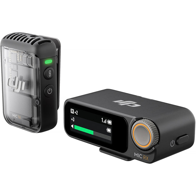 DJI Mic 2 Sistema de Micrófono Digital Inalámbrico Compacto 14 Horas Grabación Alcance 250 m
